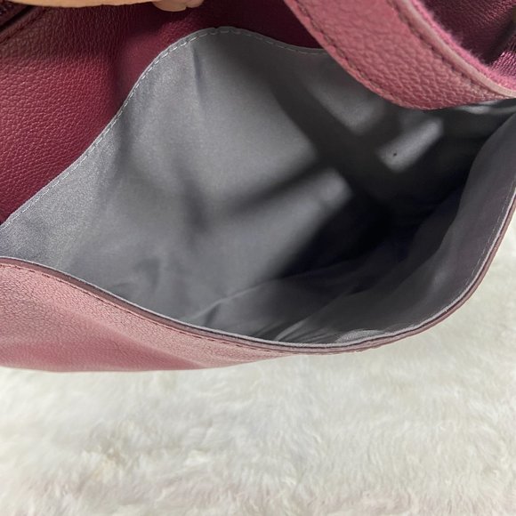 Fossil Tinsley Cabernet Pebbled Leather Crossbody Handbag SHB1788 NWT - Picture 5 of 13